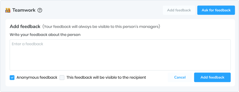 Leave Feedback on a Profile